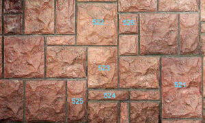 2.045. Форма "Камень отделочный №1" [52/1] — изображение 2