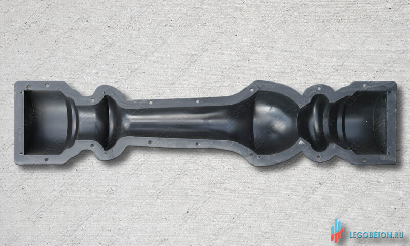 Форма пластиковая Балясина-3 (800x165)-03 Форма для отливки Балясина-3 из бетона (80х16.5см) купить в москве