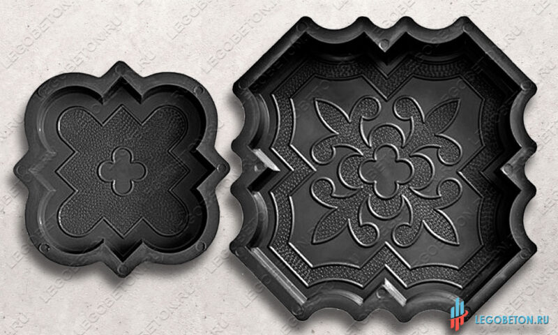 форма краковский клевер комплект для изготовления тротуарной плитки купить форма краковский клевер комплект для изготовления тротуарной плитки