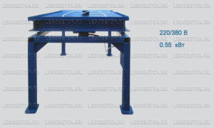 вибростол ВВС(Б)-04 с вибратором, фото компактного вибростола ВВС(Б)-04