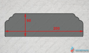 2.030. Форма «Перила балюстрады радиусные №1 (R-185)» — изображение 3
