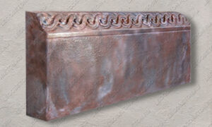 форма для бордюра косичка