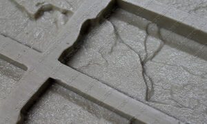 4.074. Форма для плитки под декоративный камень "Скальник (угол)" [F220В] — изображение 3