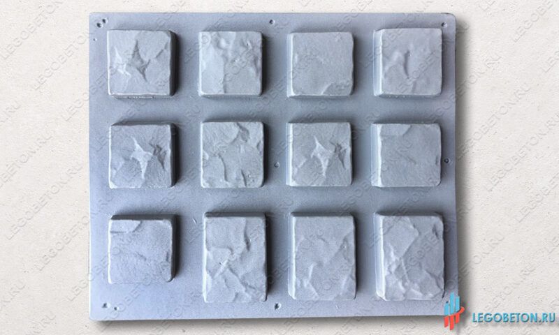 форма для брусчатки Старый Арбат (новая) из АБС купить пластиковую форма для брусчатки Старый Арбат из АБС