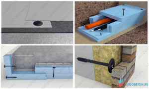 Применение шурупа Ф18 для газобетона