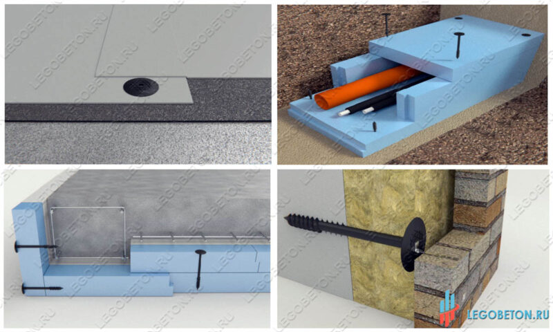 Применение шурупа Ф18 для газобетона