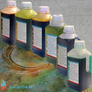 Кислотные красители для бетона