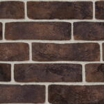 плитка под кирпич "Заводской" с комбинированной кислотной окраской - коричневый-R001