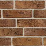 декоративный кирпич для фасада "Заводской" коричневый R012