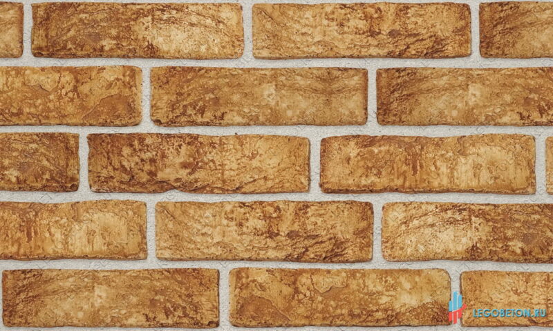 плитка под кирпич "Заводской" - Желтый-R008 плитка под кирпич "Заводской" - кислотная и обьемная окраска - желтый R006