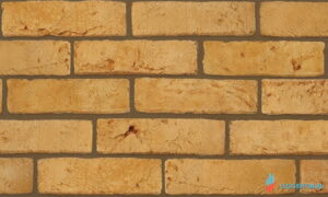 плитка под кирпич "Заводской" с кислотной окраской с темной расшивкой