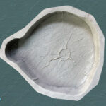 форма брусчатки Спил дерева - 32 см купить в москве