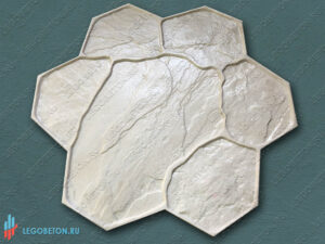 штамп (форма) рваный камень (В) для печатного бетона купить в Москве