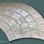 купить штамп для печатного бетона веер-3020-1