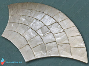 купить штамп для печатного бетона веер-3020-1