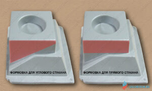 Стаканы балюстрады прямой и угловой-2