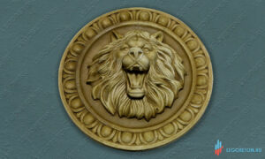 4.304. Форма для панно "Лев" (под камень Неаполь) [F2050] — изображение 5