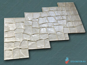 форма для печатного бетона гранит-1 купить в Москве