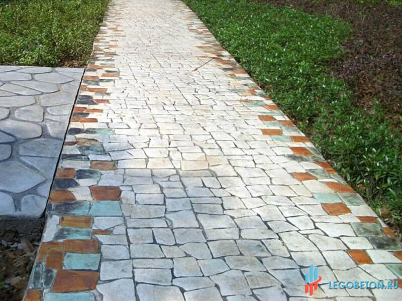 Штампованный бетон гранит-3