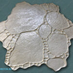 форма для штампованного бетона садовый камень купить в москве