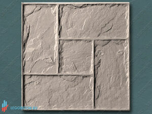 форма для штампованного бетона Леон (штамп) купить в Москве