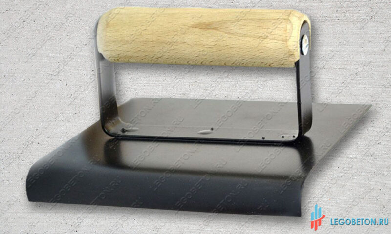 Кельма угловая (кромкогиб скругленный) для печатного бетона