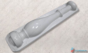 форма для изготовления балясины-5 материал УПП(3 мм) купить в москве