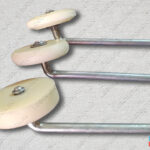 комплект полиуретановых роликов для коррекции швов печатного бетона. Купить в Москве