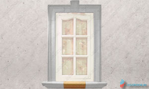 форма прямого отлива наличника окна купить в москве