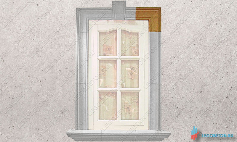 угловой элемент наличника-1 форма угловой элемент наличника окна купить в москве