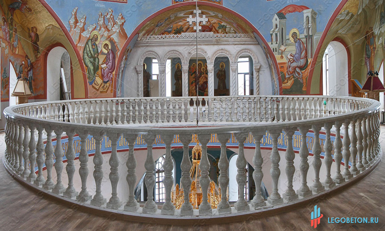 что такое радиусная балюстрада (перила и тетива)