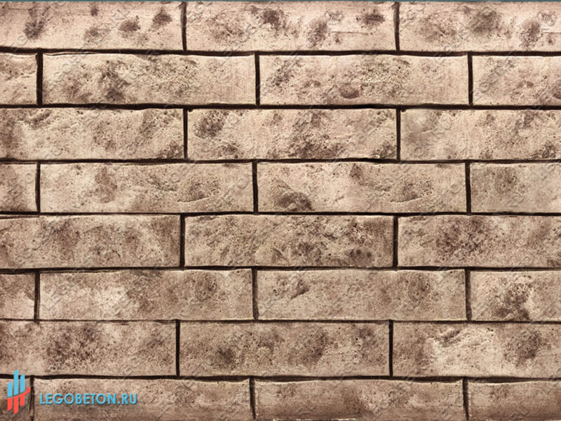 декоративная штукатурка штампом венский клинкер-f3070