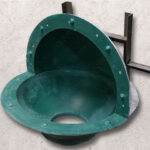 стеклопластиковая форма для изготовления шара 500 мм из бетона купить в москве