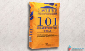 Consolit bars 101 безусадочная быстротвердеющая (В 45) тиксотропная ремонтная смесь купить в москве