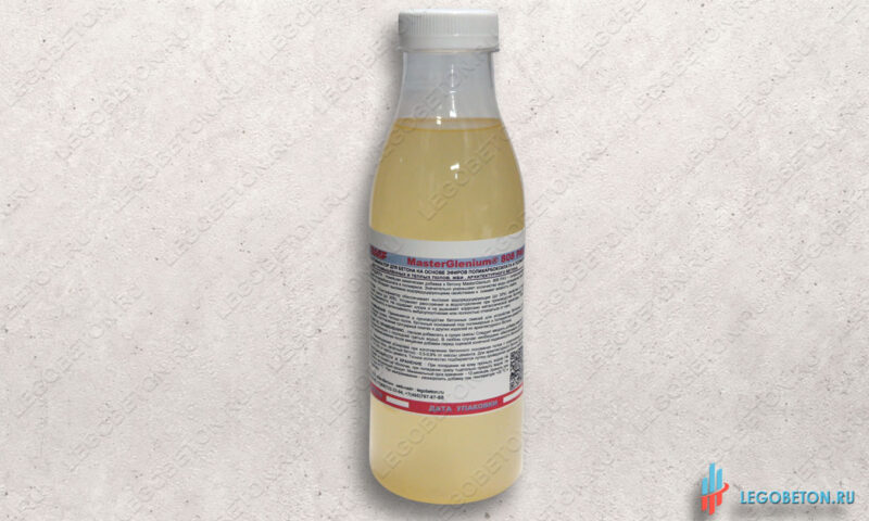 гиперпластификатор для ЖБИ и упрочненных полов MasterGlenium 808 (0.5л) гиперпластификатор для ЖБИ и упрочненных полов MasterGlenium 808 (0.5л) купить в Москве