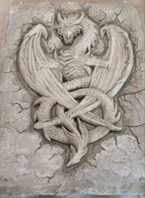 резиновая форма для панно Восточный дракон-2 купить со склада в москве