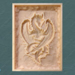 полиуретановая форма для панно Восточный дракон-2 купить в Москве