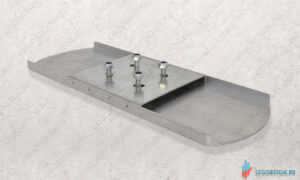 купить в Москве и с доставкой по России Лопасть малой стартовой гладилки для бетона L-600 мм без ручки и поворотного механизма