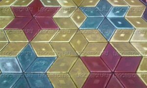 2.010. Форма "Ромб (фактура: Ромбик)" [10/3] — изображение 3