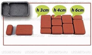 2.017. Форма "Брук Классика №4 камень"