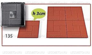 2.064. Форма "Квадрат «Калифорния» (Ластрико)" [71/21] — изображение 4