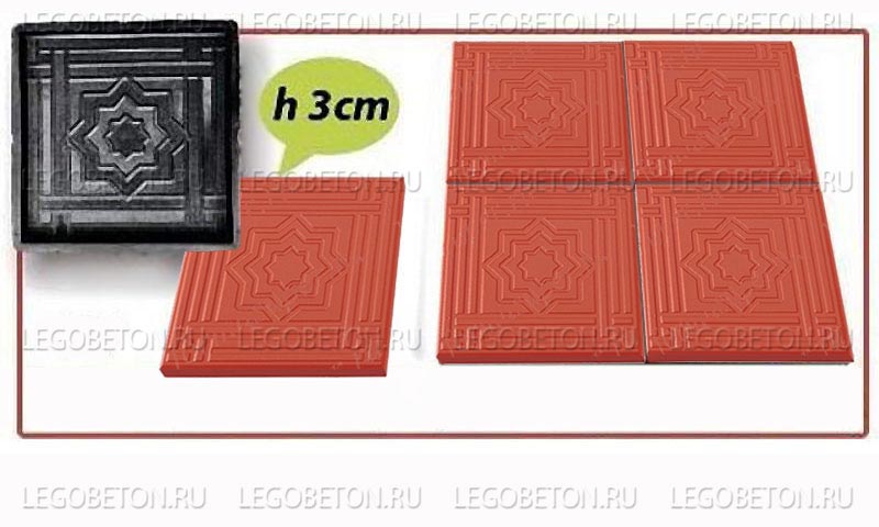 081. Форма "Квадрат «Звезда Давида» (Ластрико)" (thumb4826)